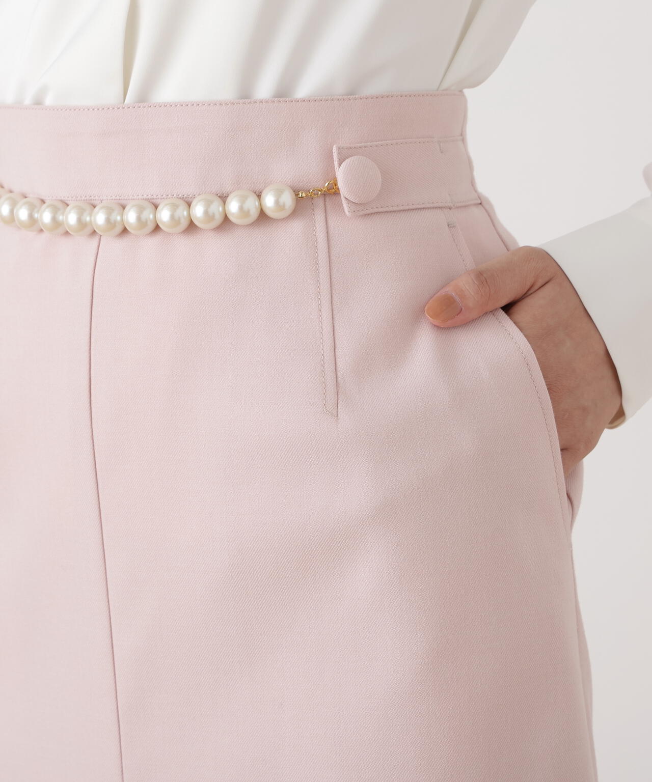 パールウエストタイトスカート