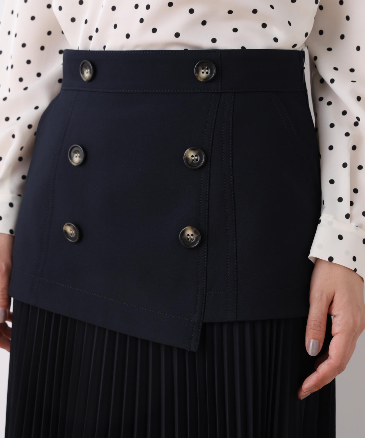 ソフトオックスプリーツスカート