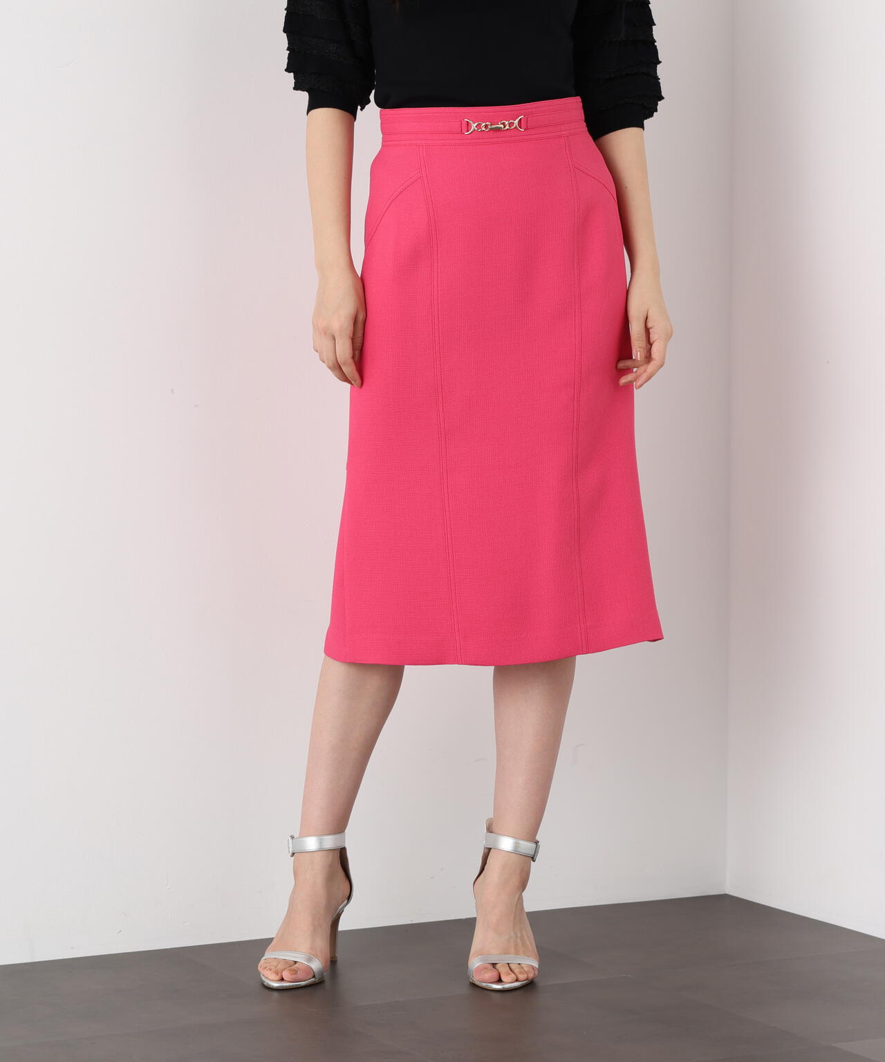 メタルパーツバックマーメイドスカート