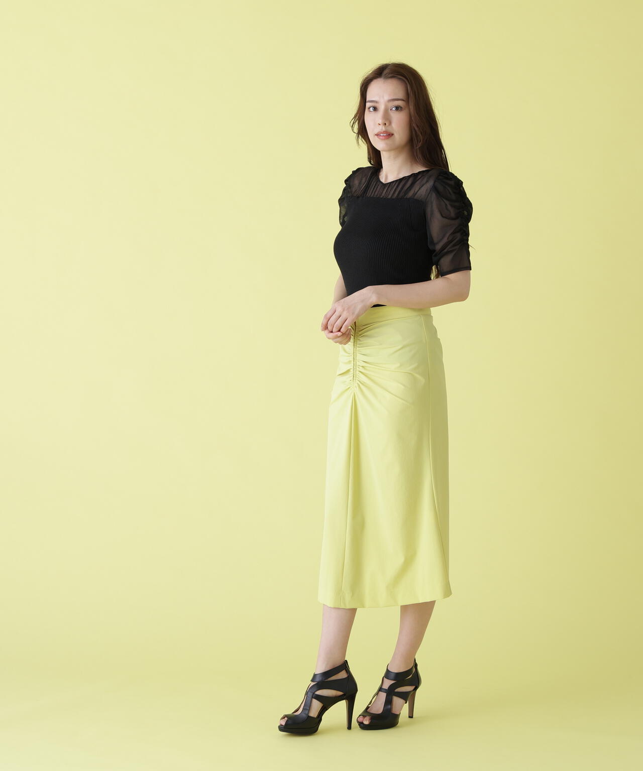 172cm B:86 W:62 H:91 着用サイズ:38