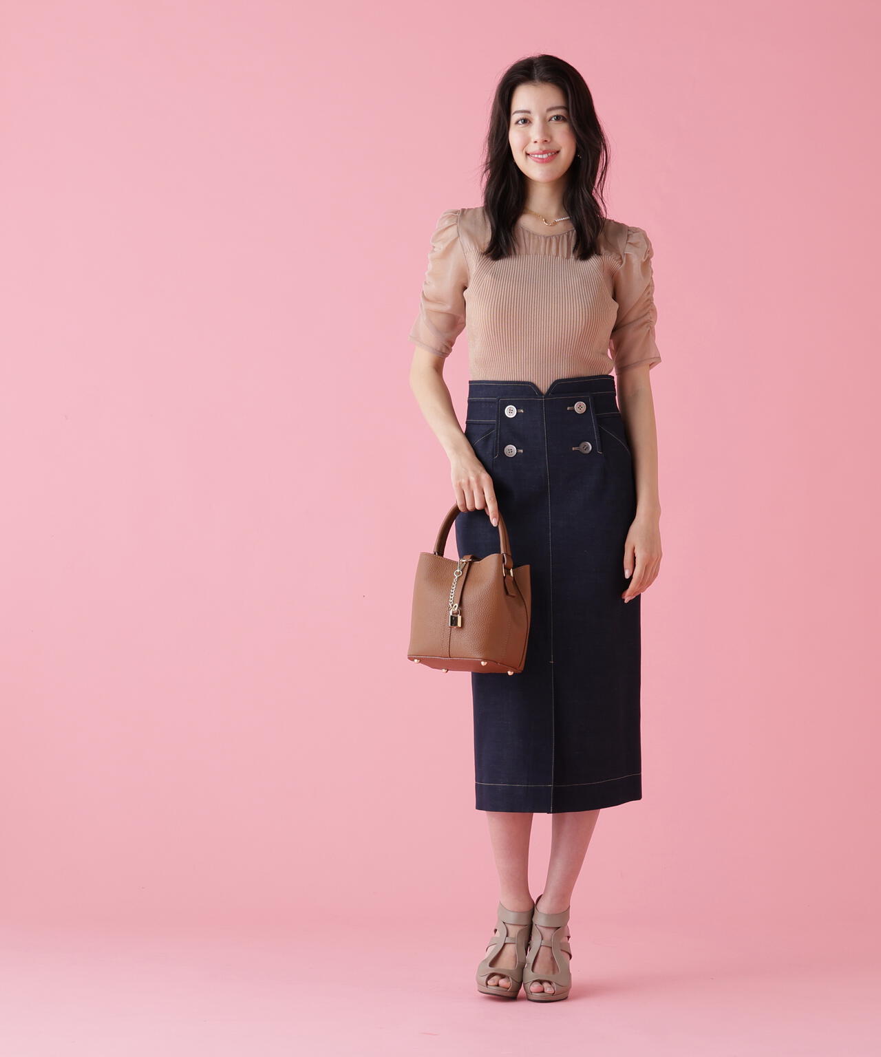 172cm B:86 W:62 H:91 着用サイズ:38