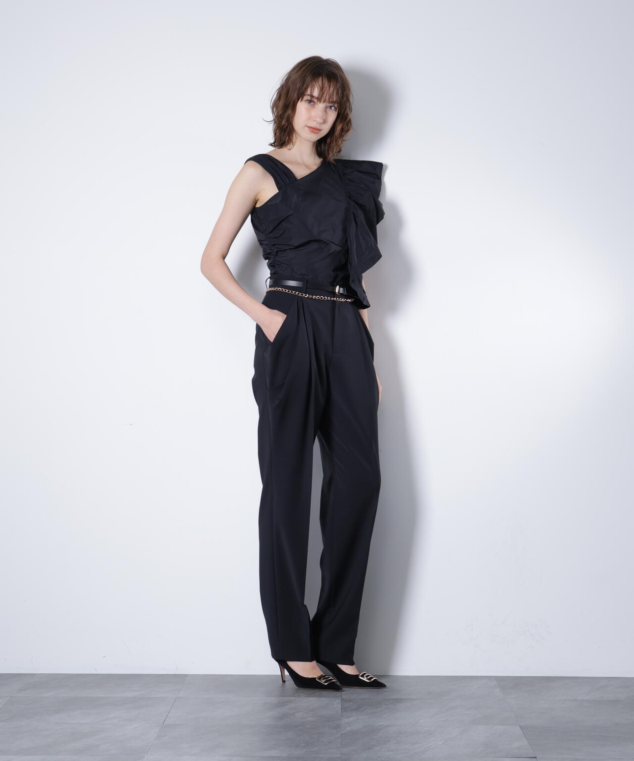 タックポケットパンツ_