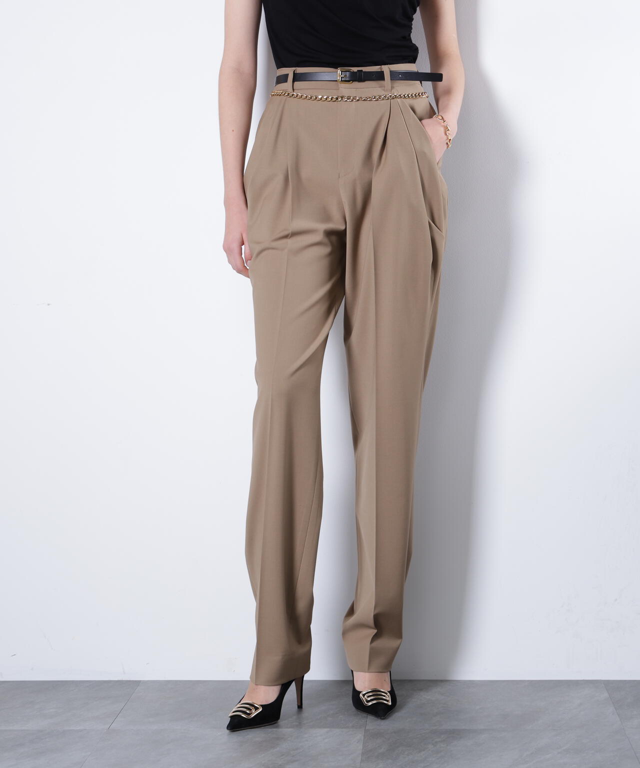 タックポケットパンツ_