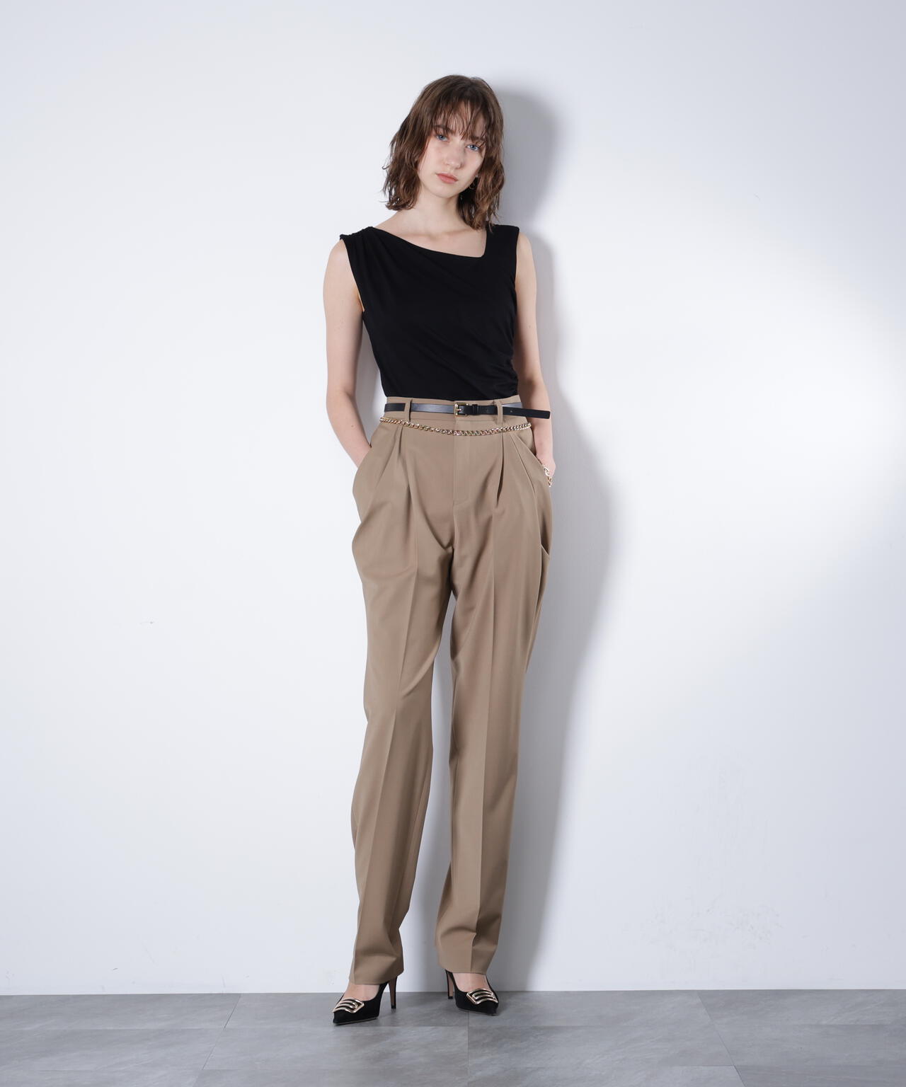 タックポケットパンツ_