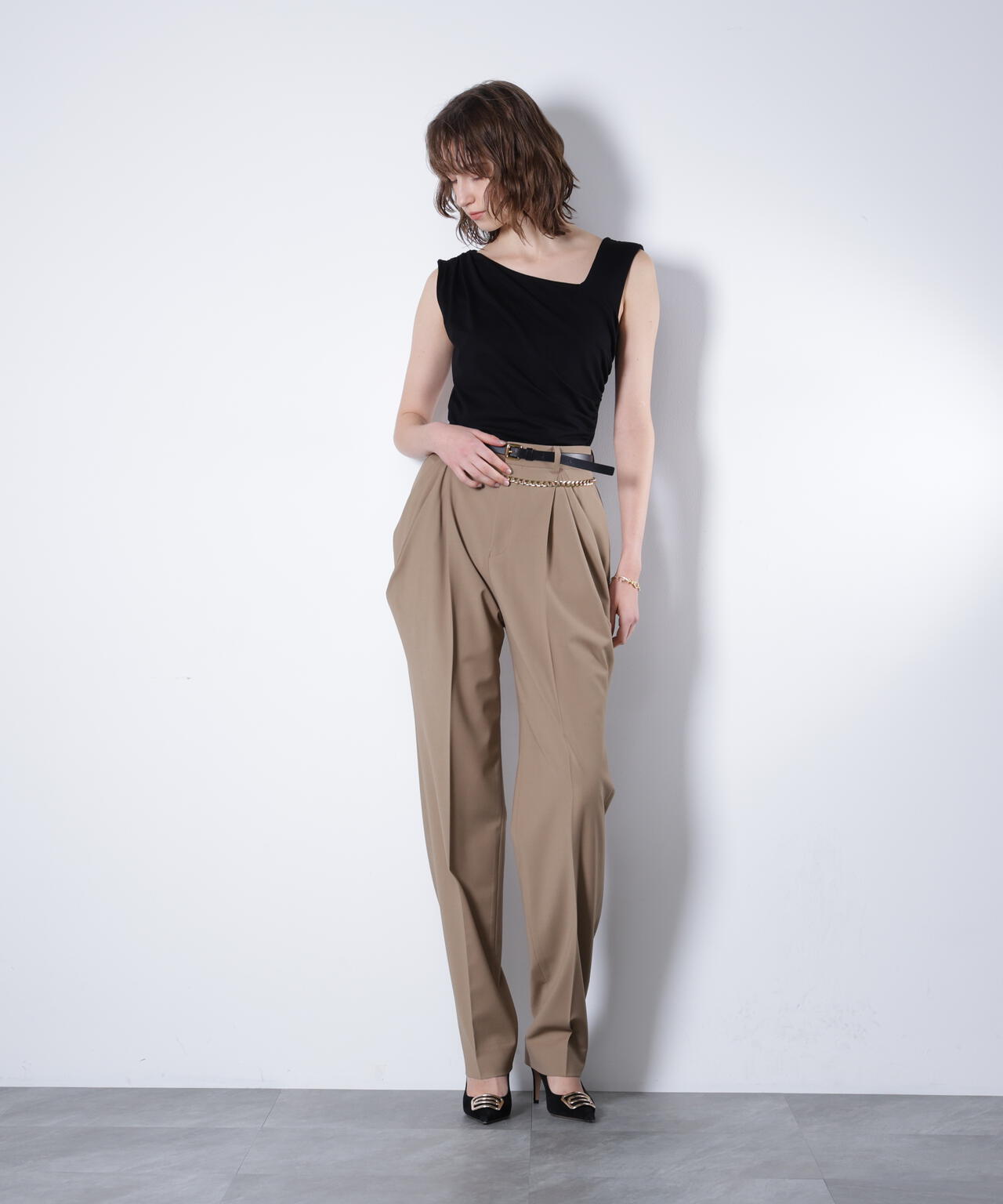 タックポケットパンツ_