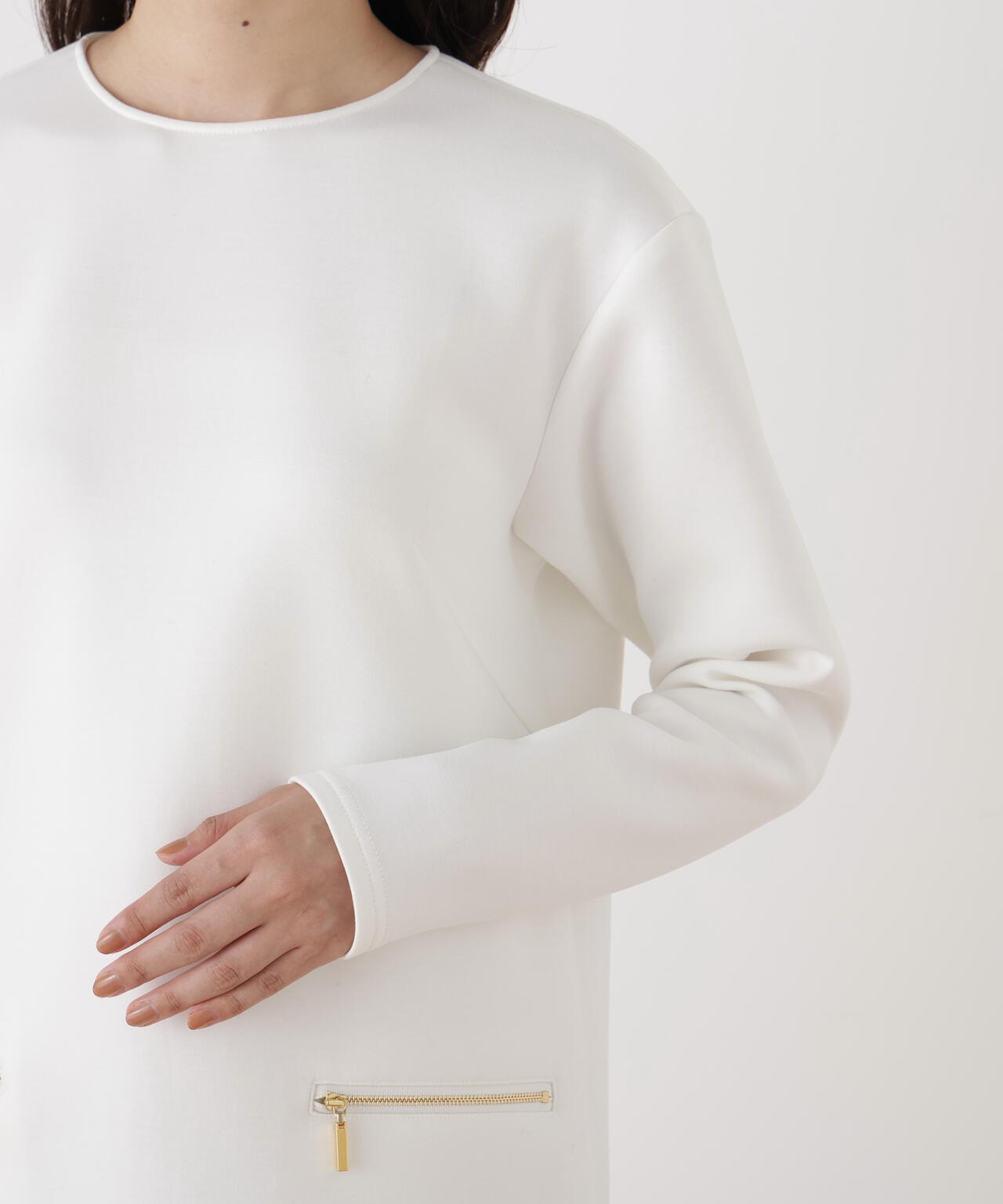 ダンボールニットミニワンピース