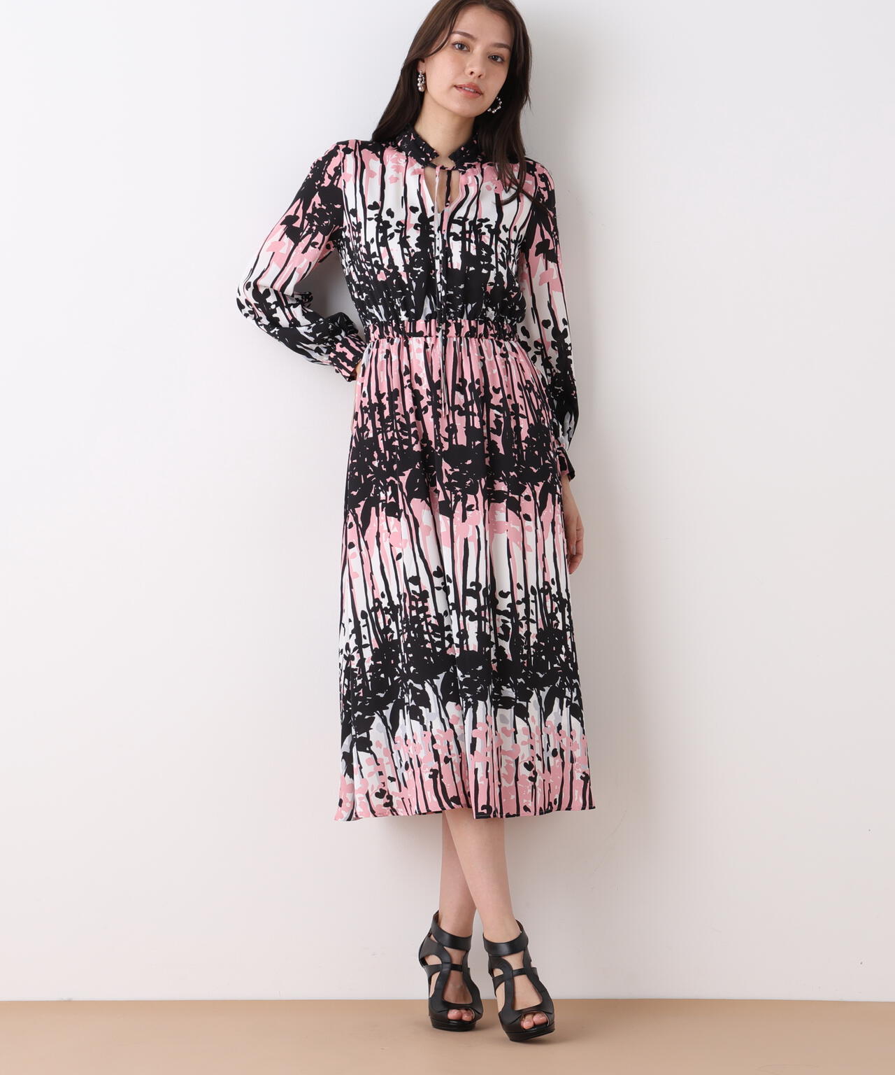 インクフォレストプリントワンピース