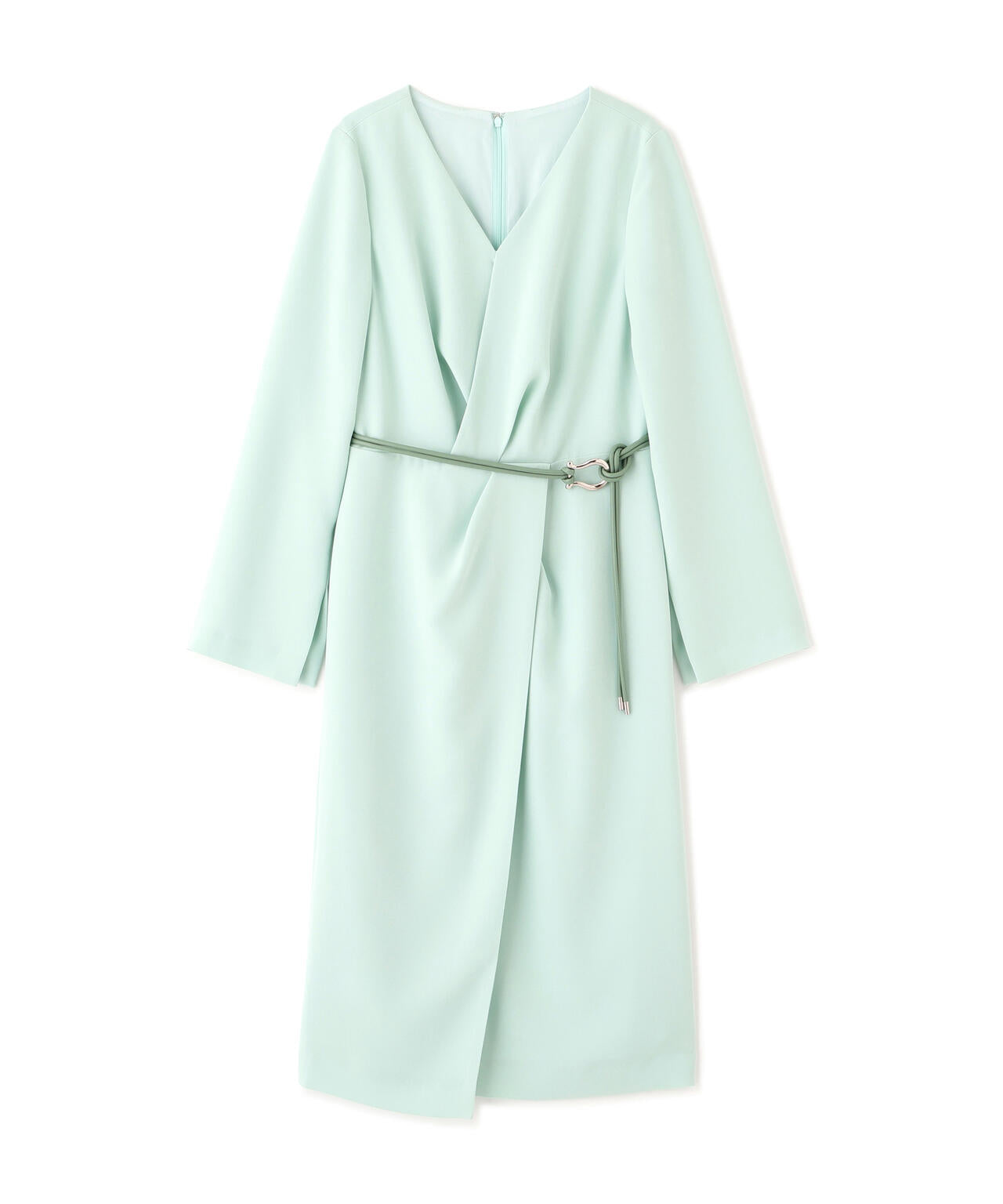 タッククロスウエストワンピース