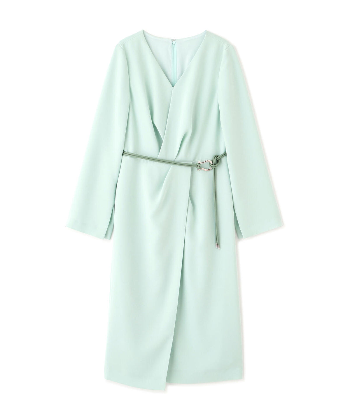 タッククロスウエストワンピース