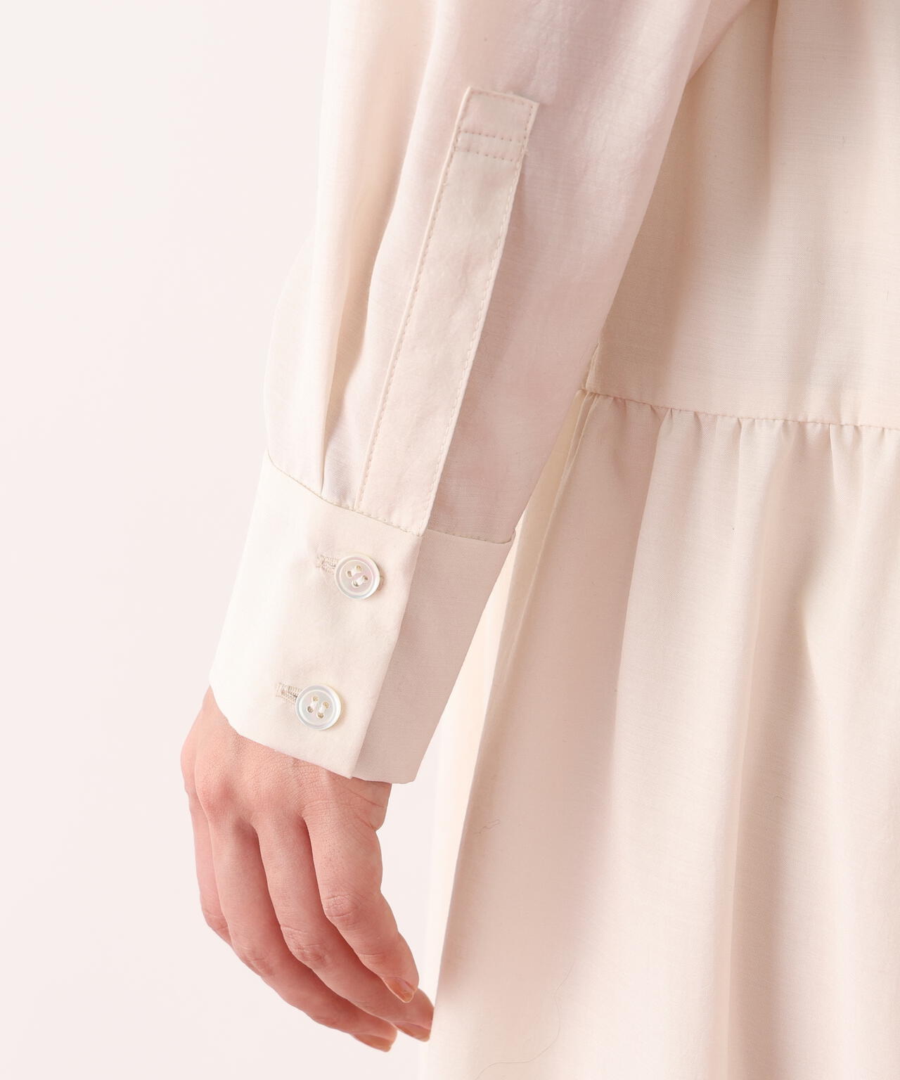 ブライトローンロングシャツワンピース