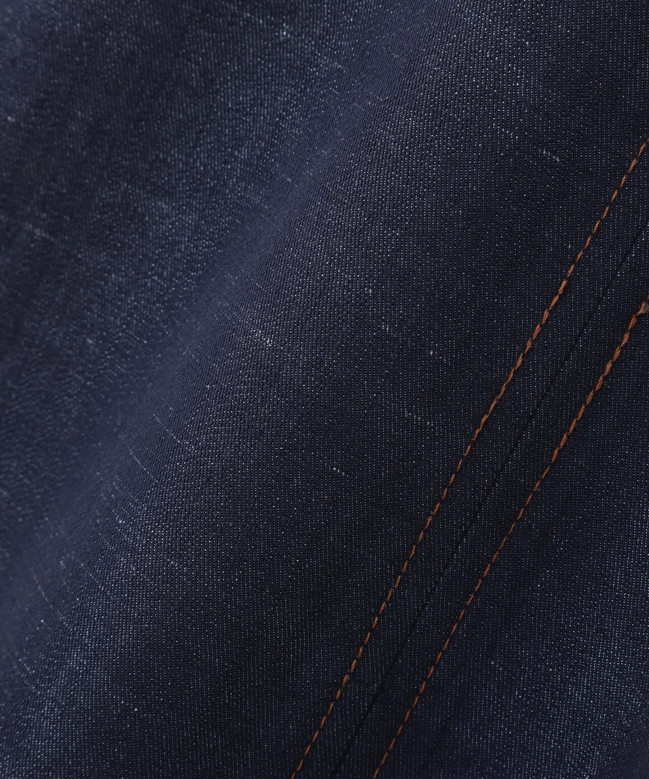 フロントファスナーデニムワンピース