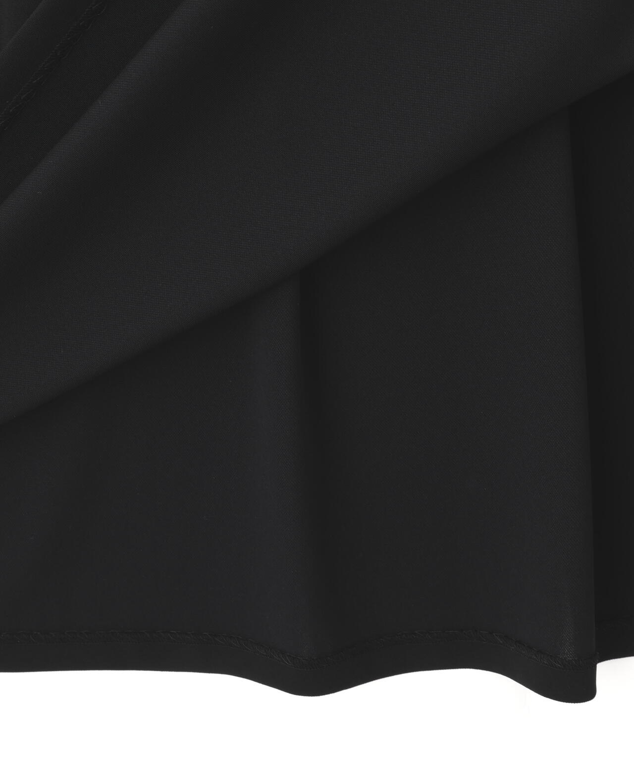 ワンショルダーシャーリングドレス_