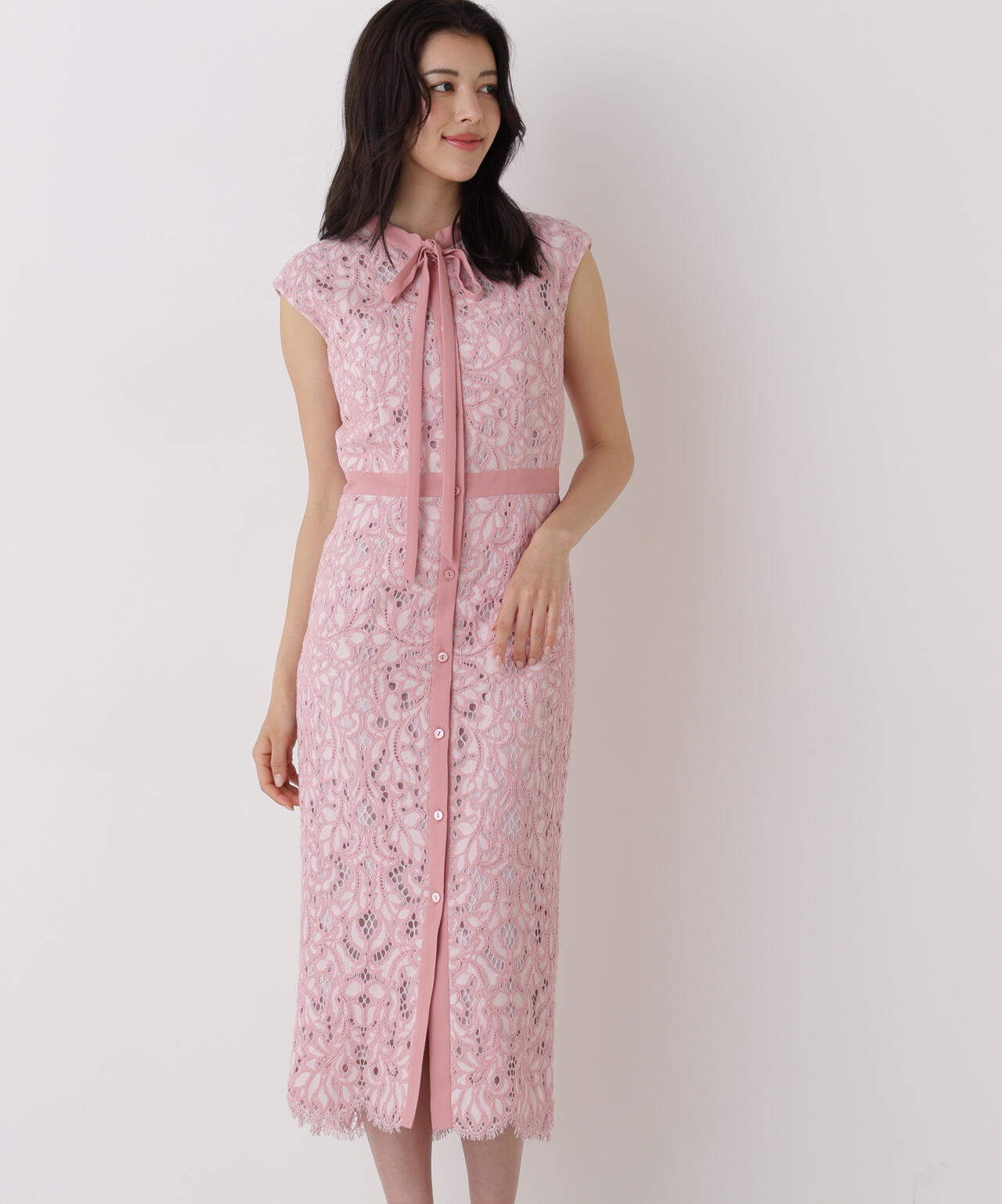 バックマーメイドレースワンピース