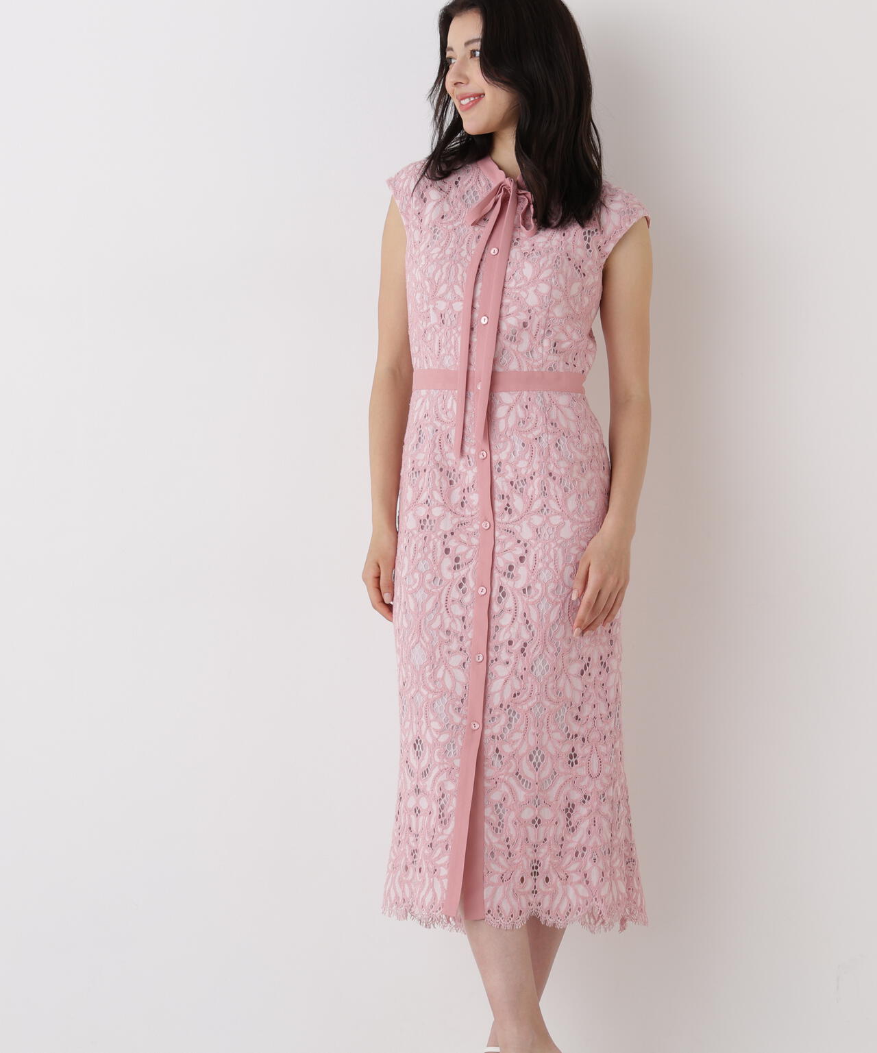 バックマーメイドレースワンピース