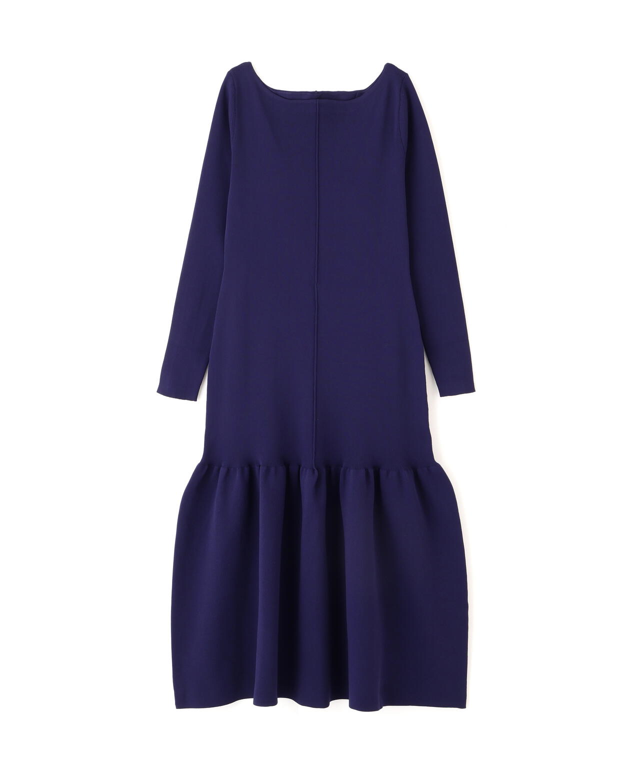 ボートネックマーメイドニットワンピース