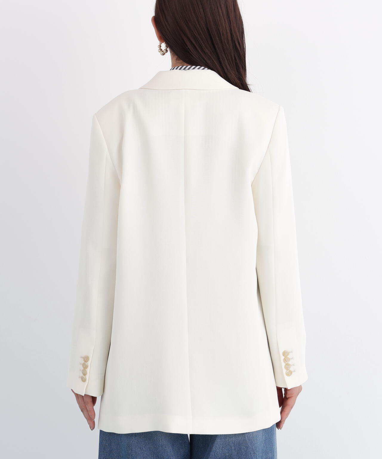 ストライプスリーブジャケット