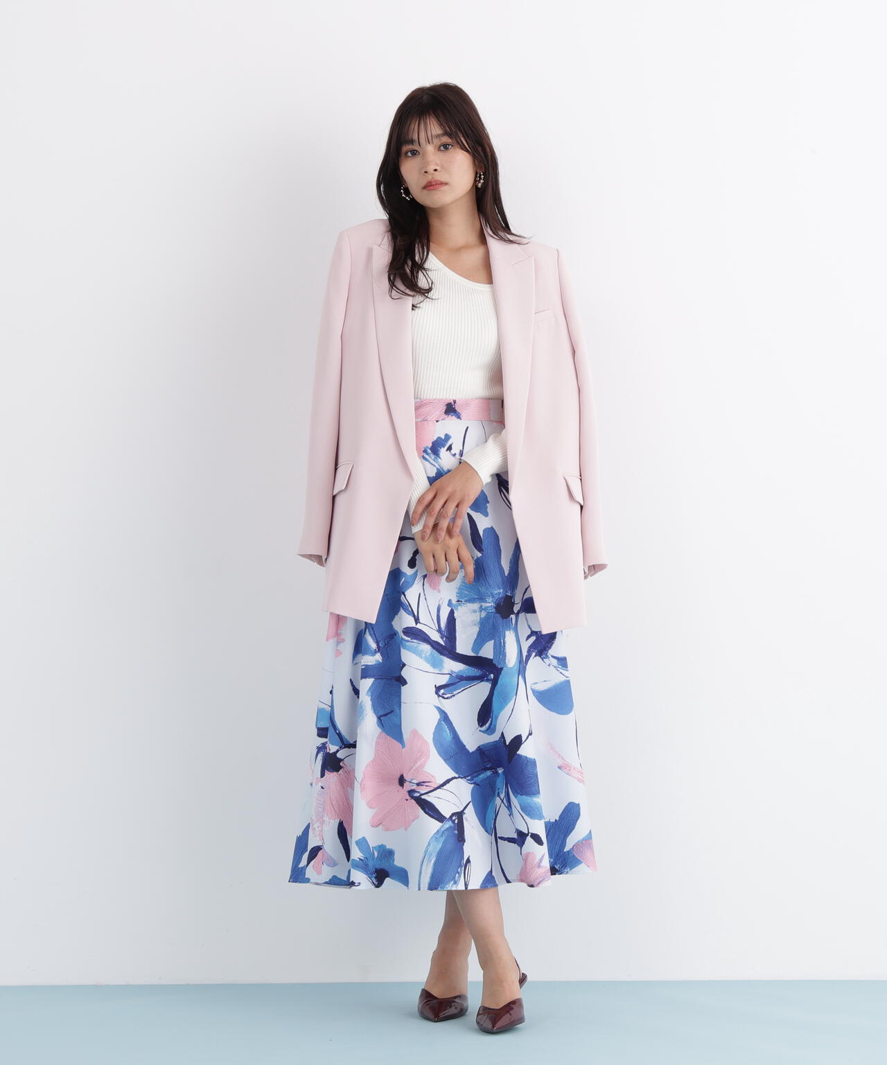 ストライプスリーブジャケット