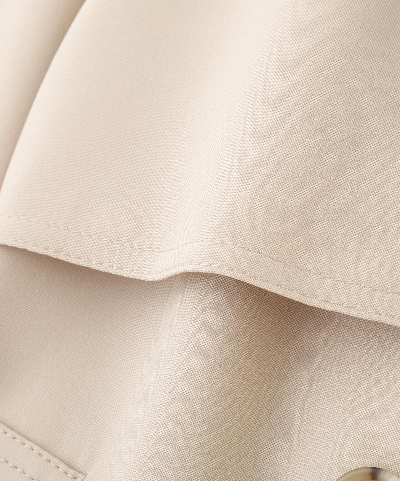 ソフトオックスショートトレンチコート