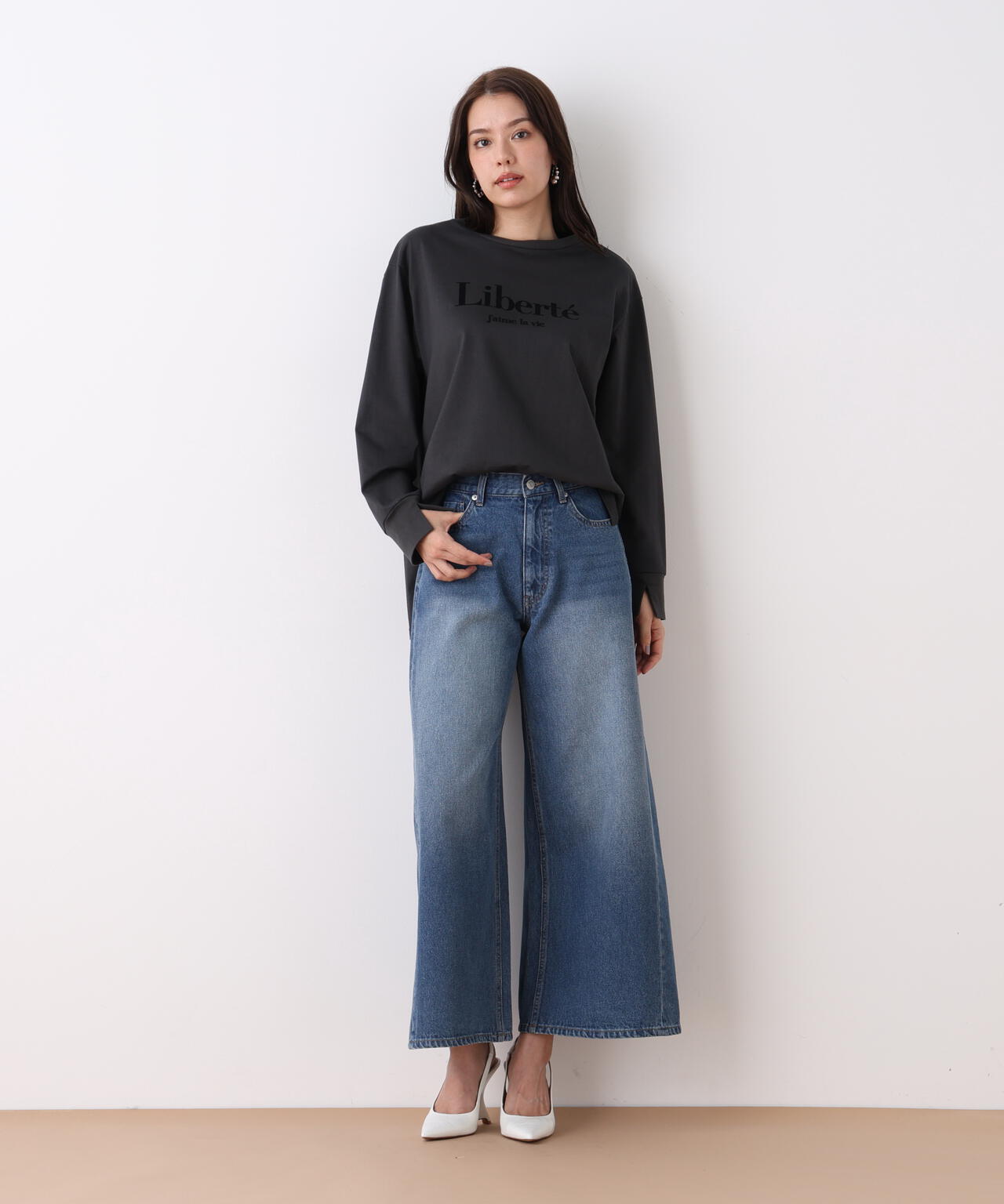 「Liberte」ロングTシャツ