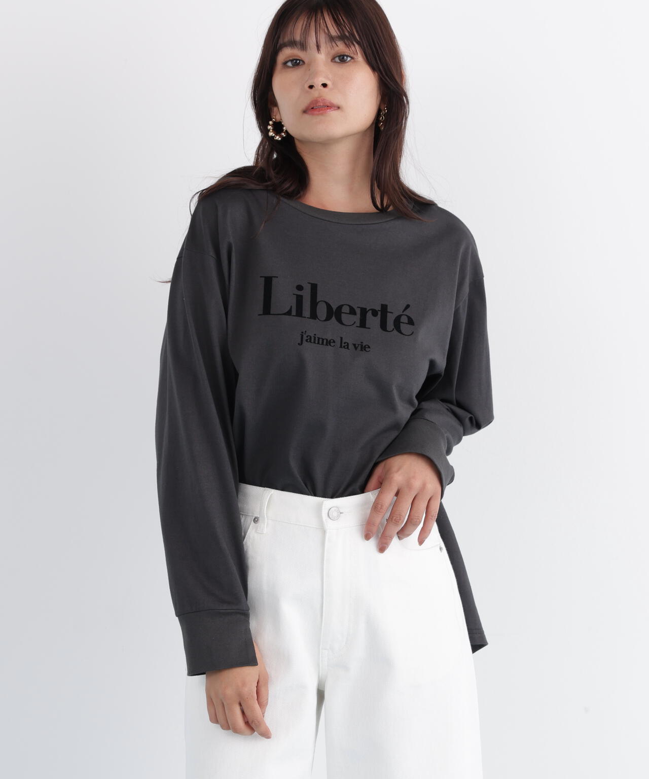 「Liberte」ロングTシャツ