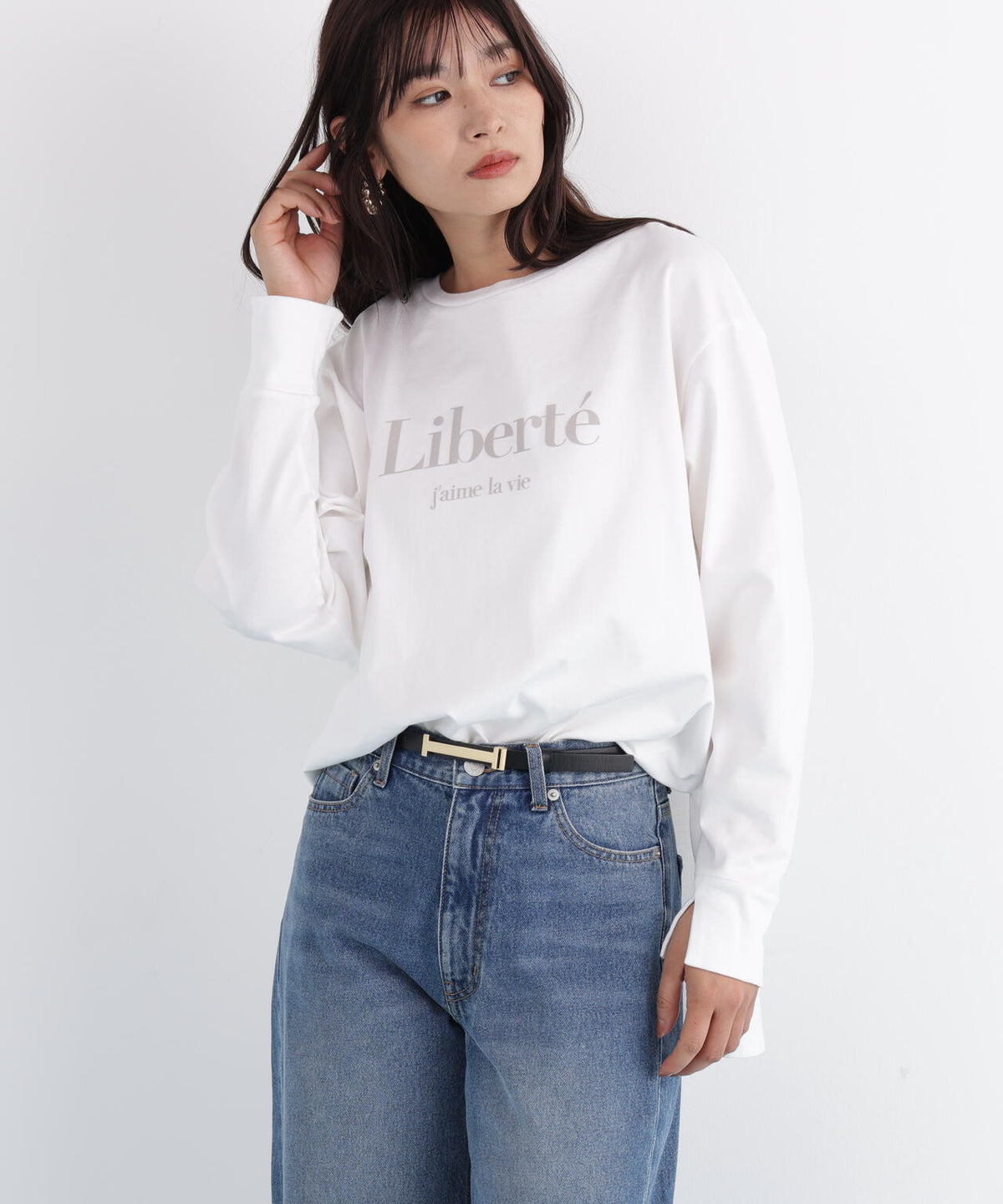 「Liberte」ロングTシャツ