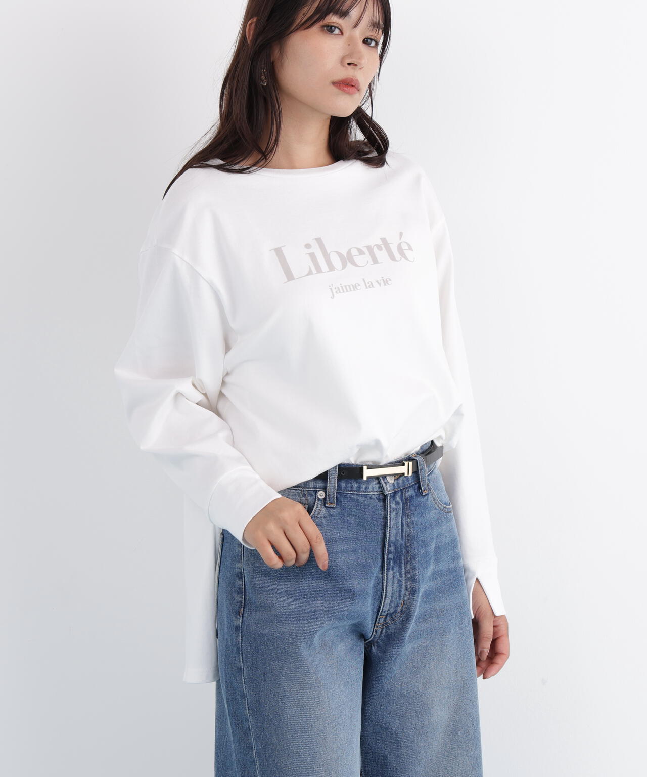 「Liberte」ロングTシャツ