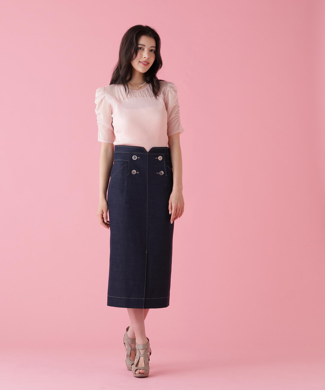 170cm B:76 W:60 H:84 着用サイズ:38