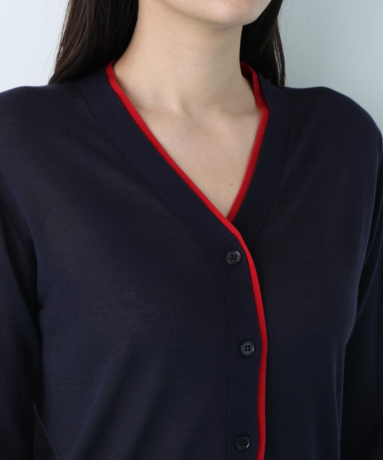 Vネックパレットニットカーディガン