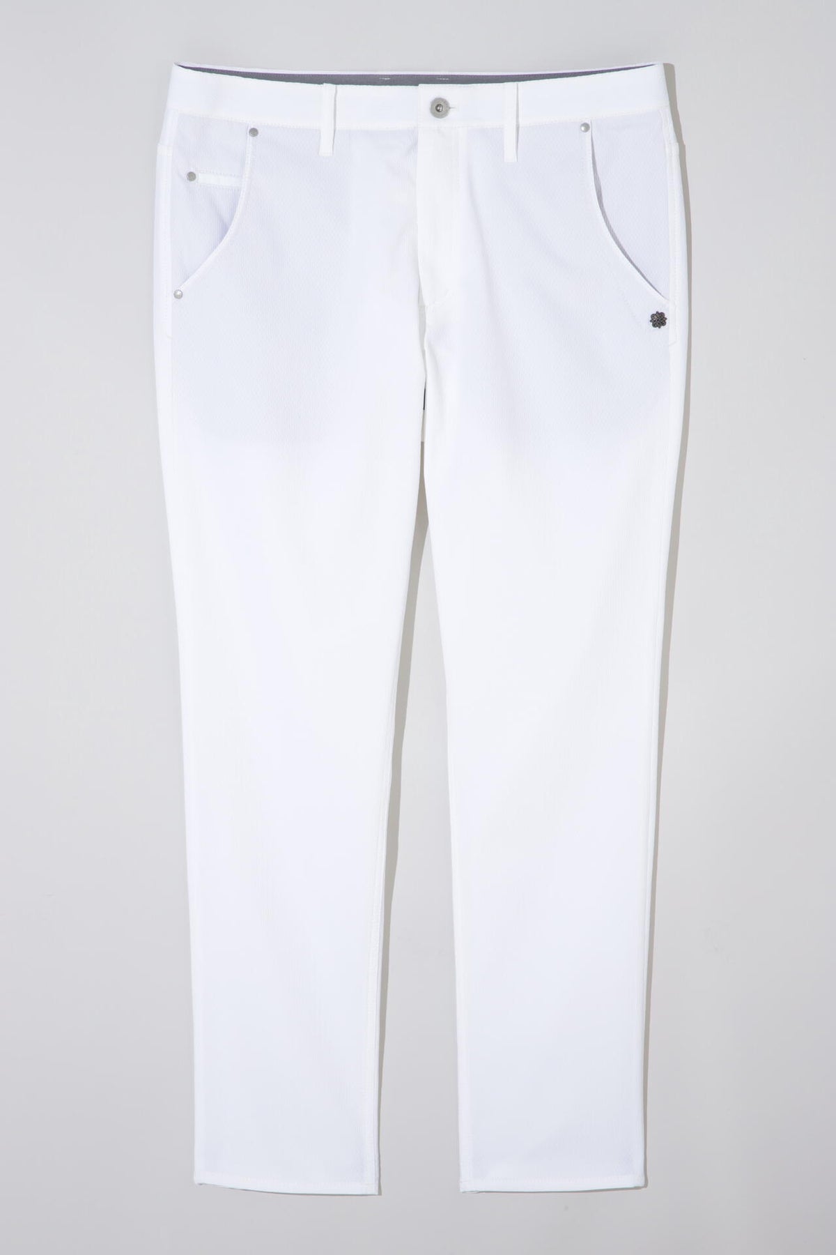 McMardワッフルストレッチ 5ポケットパンツ (MENS)