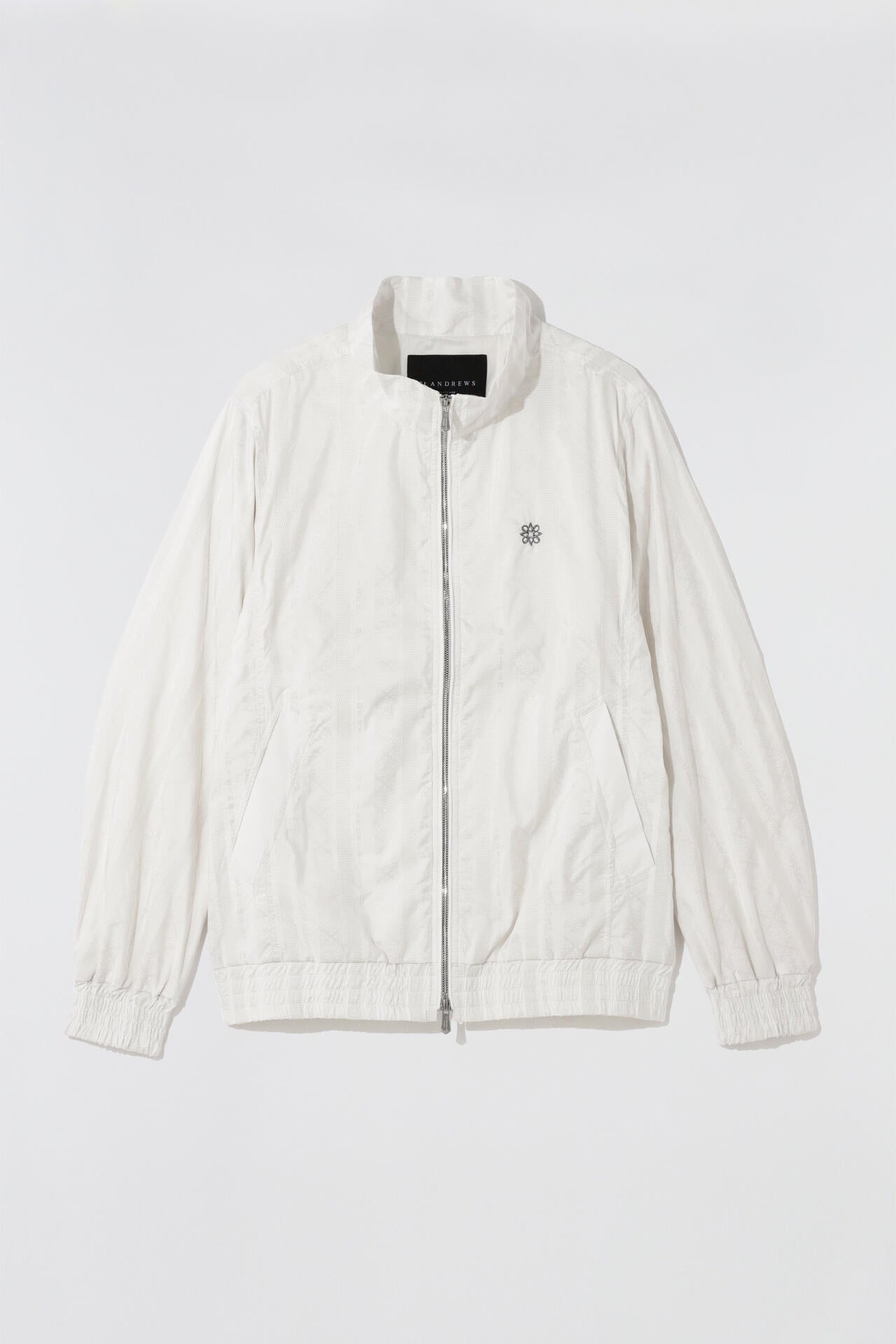 マルチストライプジャガード スタンドジップブルゾン (MENS)