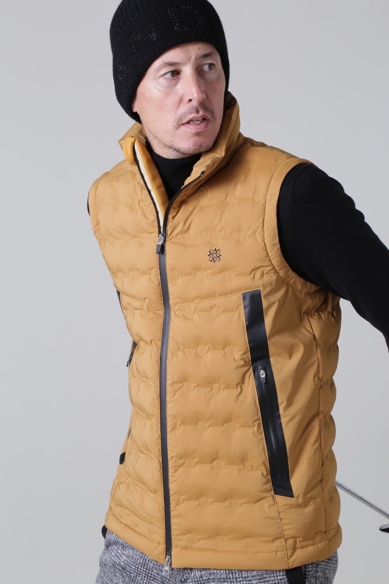 袖取り外し可能 ケルトジャガード中綿ブルゾン (MENS)