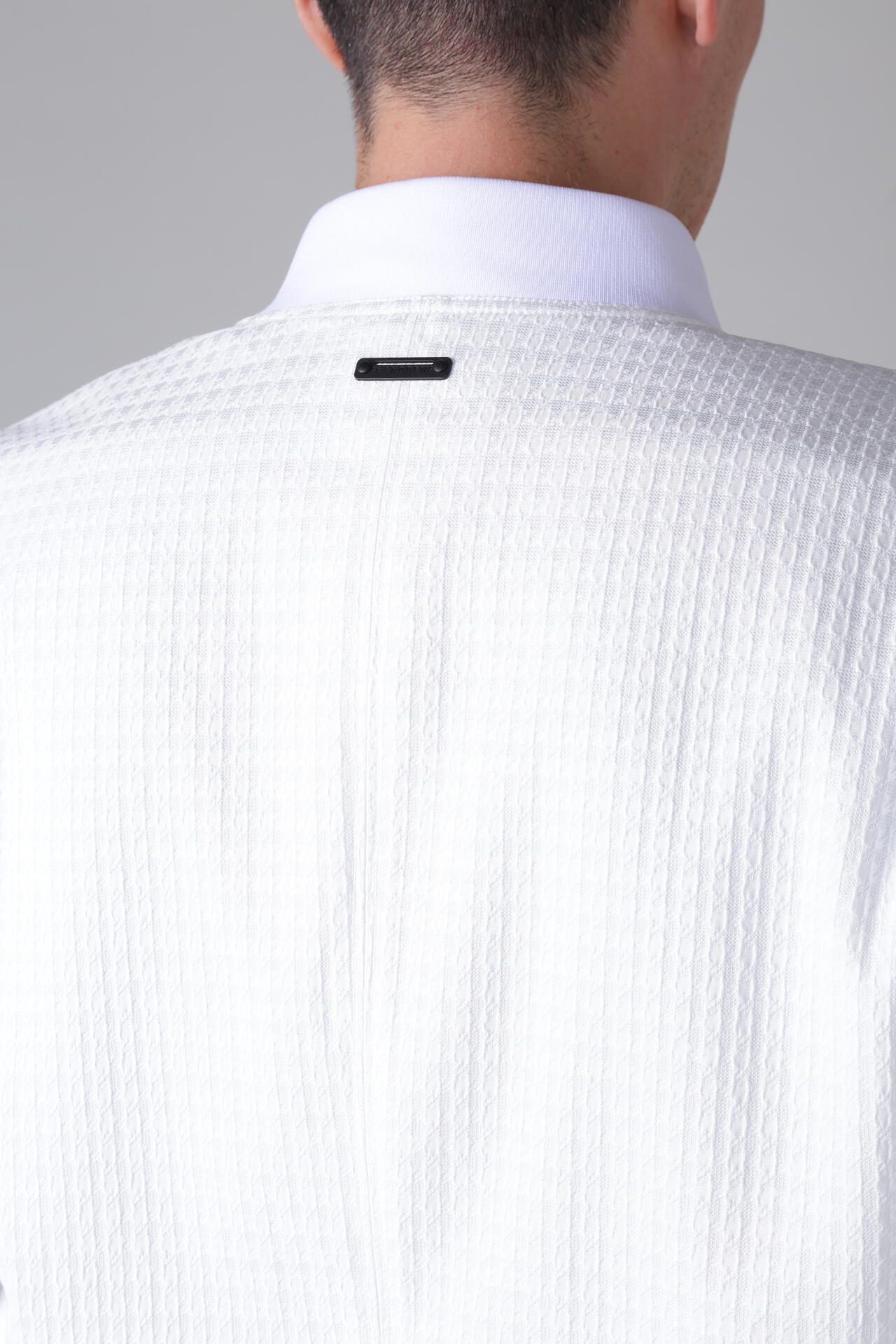 小紋千鳥ふくれジャガード ブルゾン (MENS)