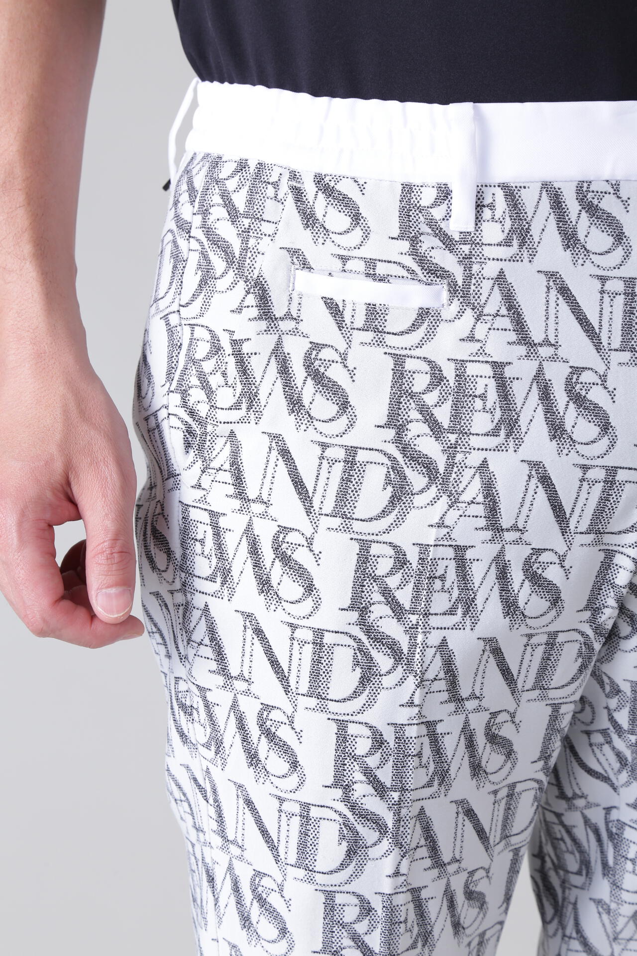 スパングルロゴジャガードパンツ (MENS)