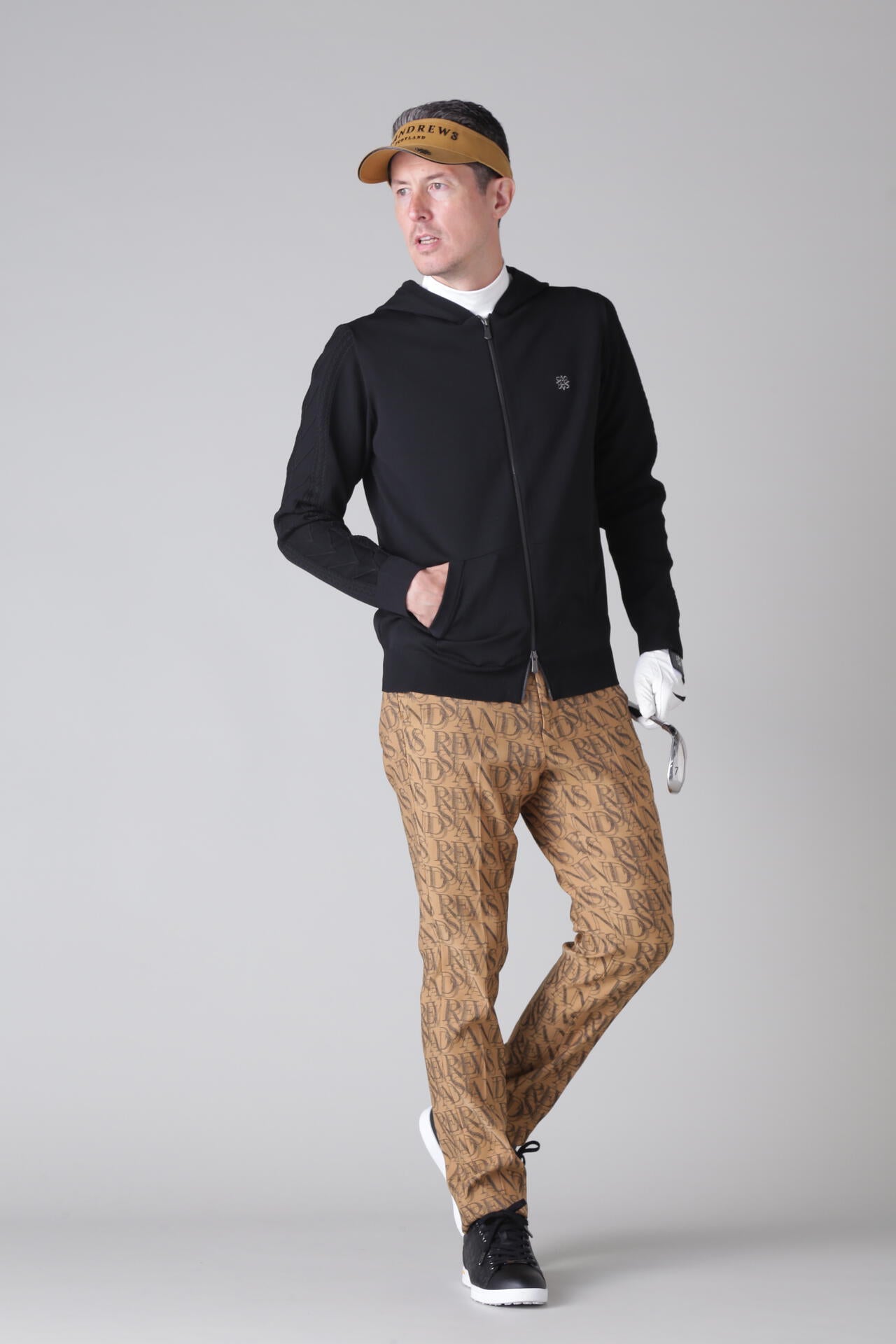 スパングルロゴジャガードパンツ (MENS)