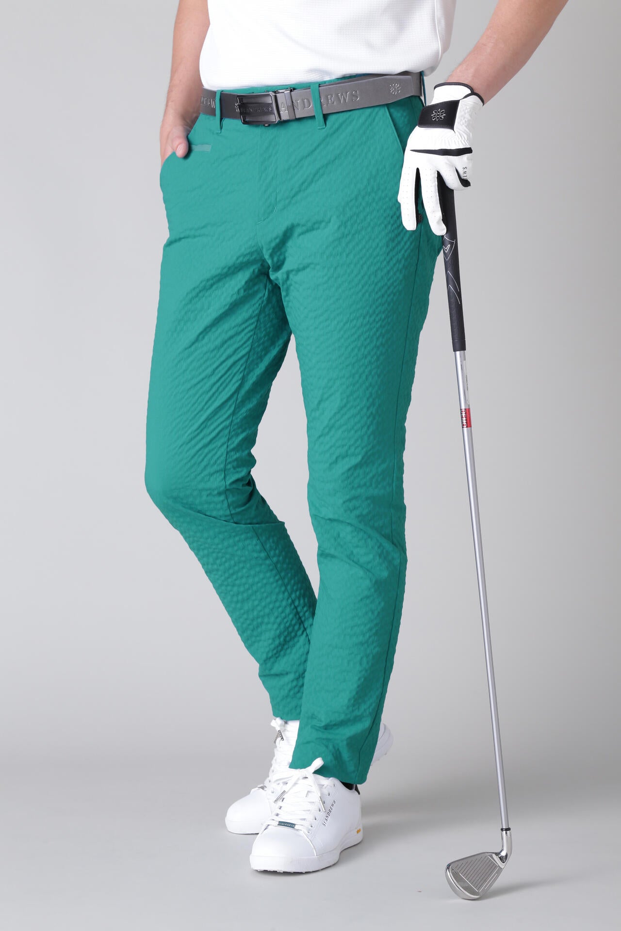 サッカーストライプストレッチパンツ (MENS)