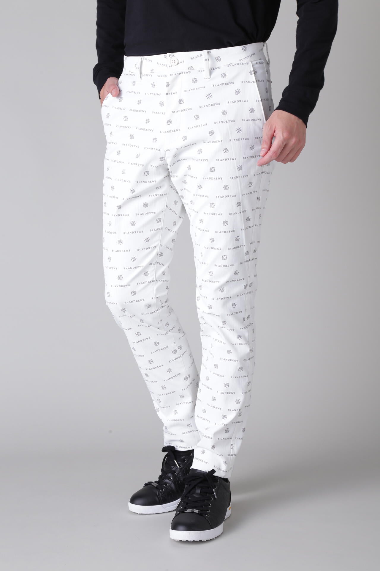 ケルトロゴプリントストレッチパンツ (MENS)