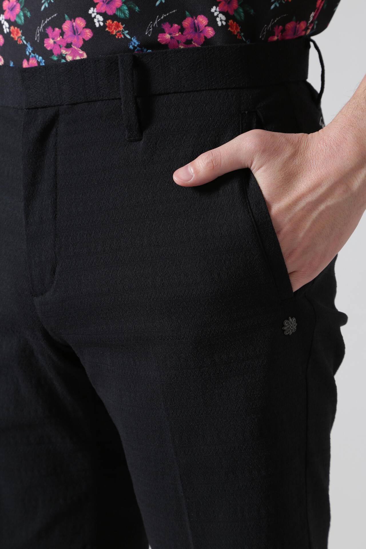 幾何学ジャガードショートパンツ (MENS)