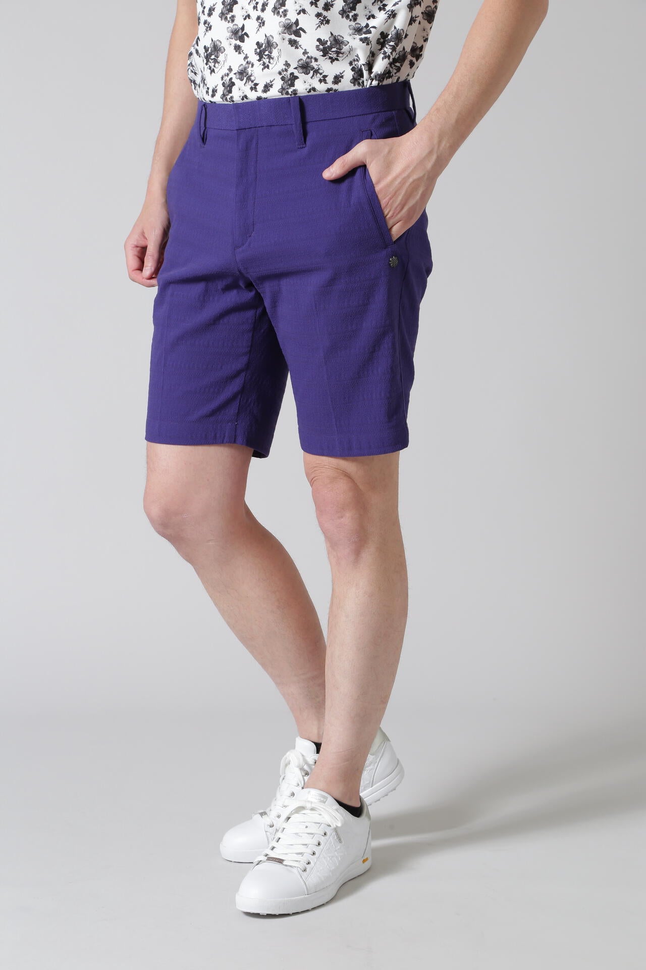 幾何学ジャガードショートパンツ (MENS)