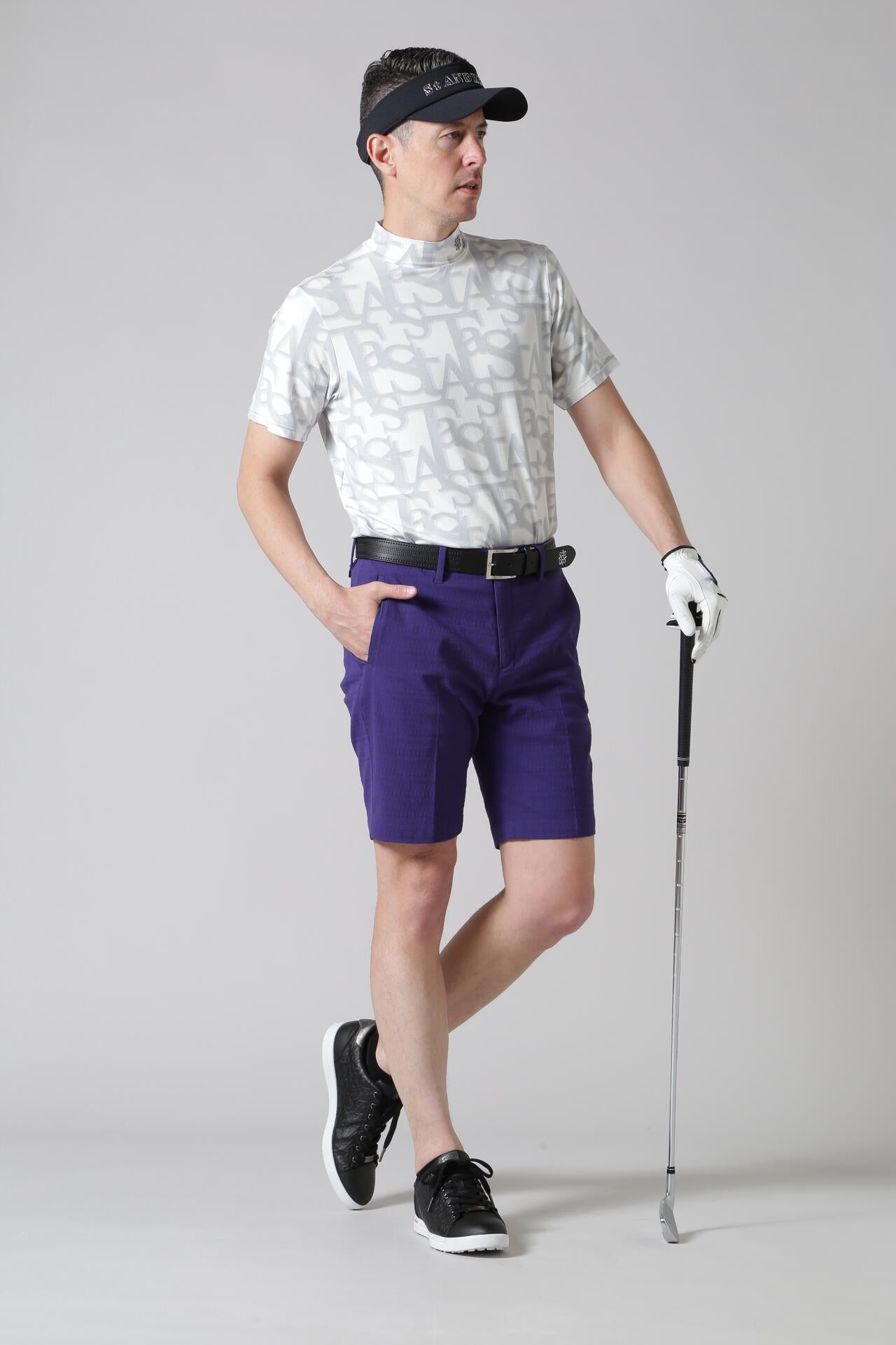 幾何学ジャガードショートパンツ (MENS)