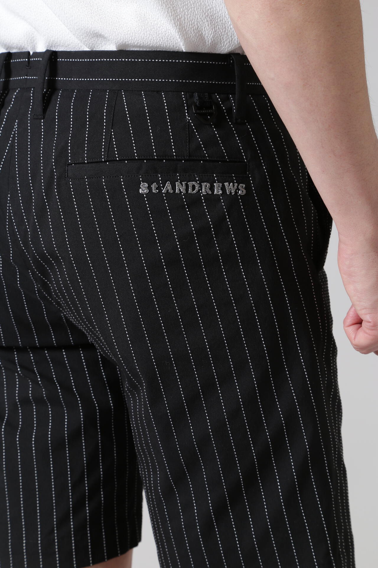 ステッチストライプショートパンツ (MENS)