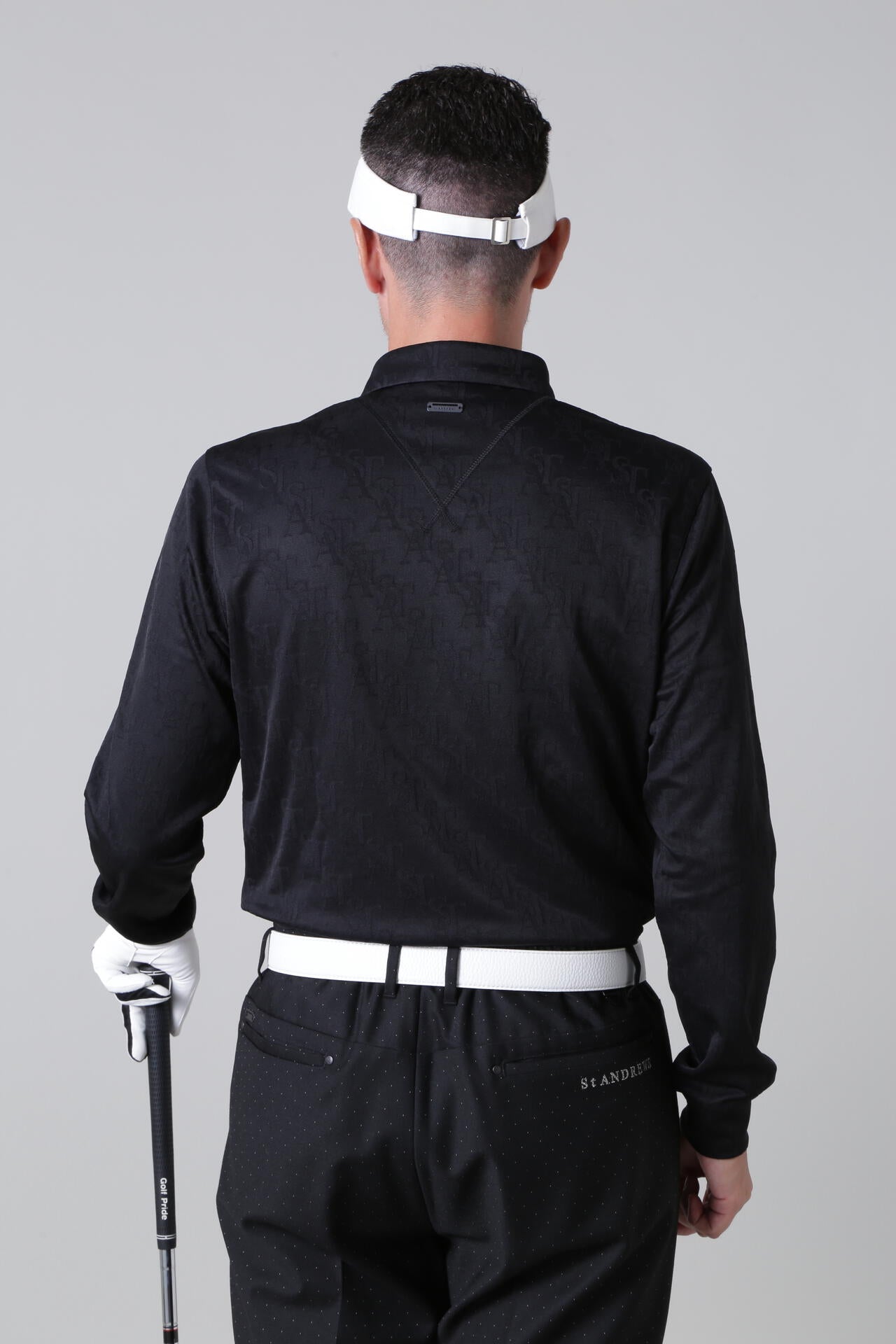 STAロゴジャガード長袖シャツ (MENS)