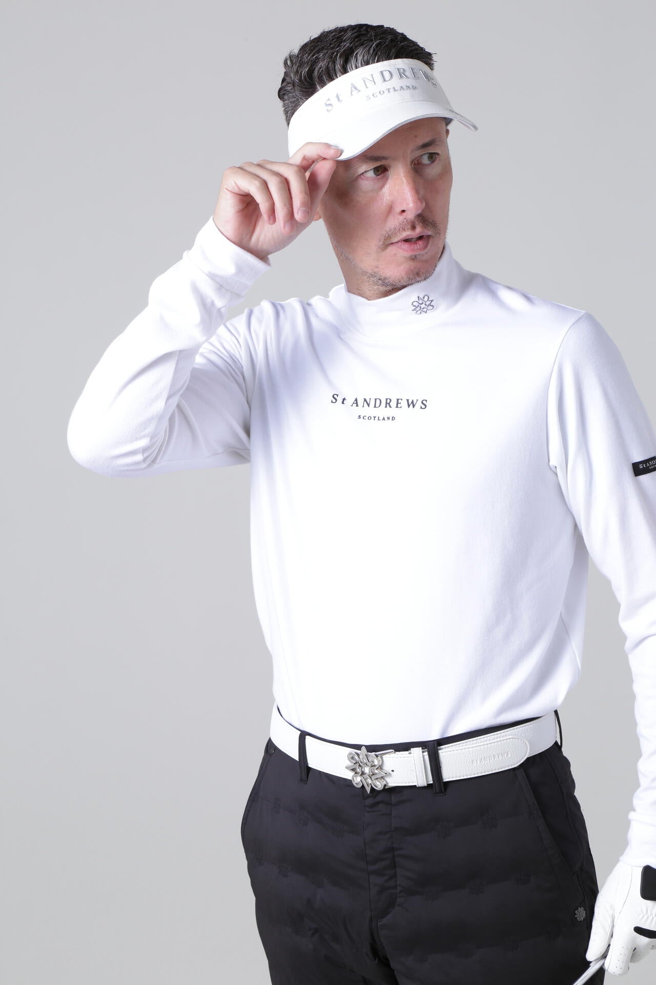 ソリストヒート ベア天竺長袖ハイネックカットソー (MENS)