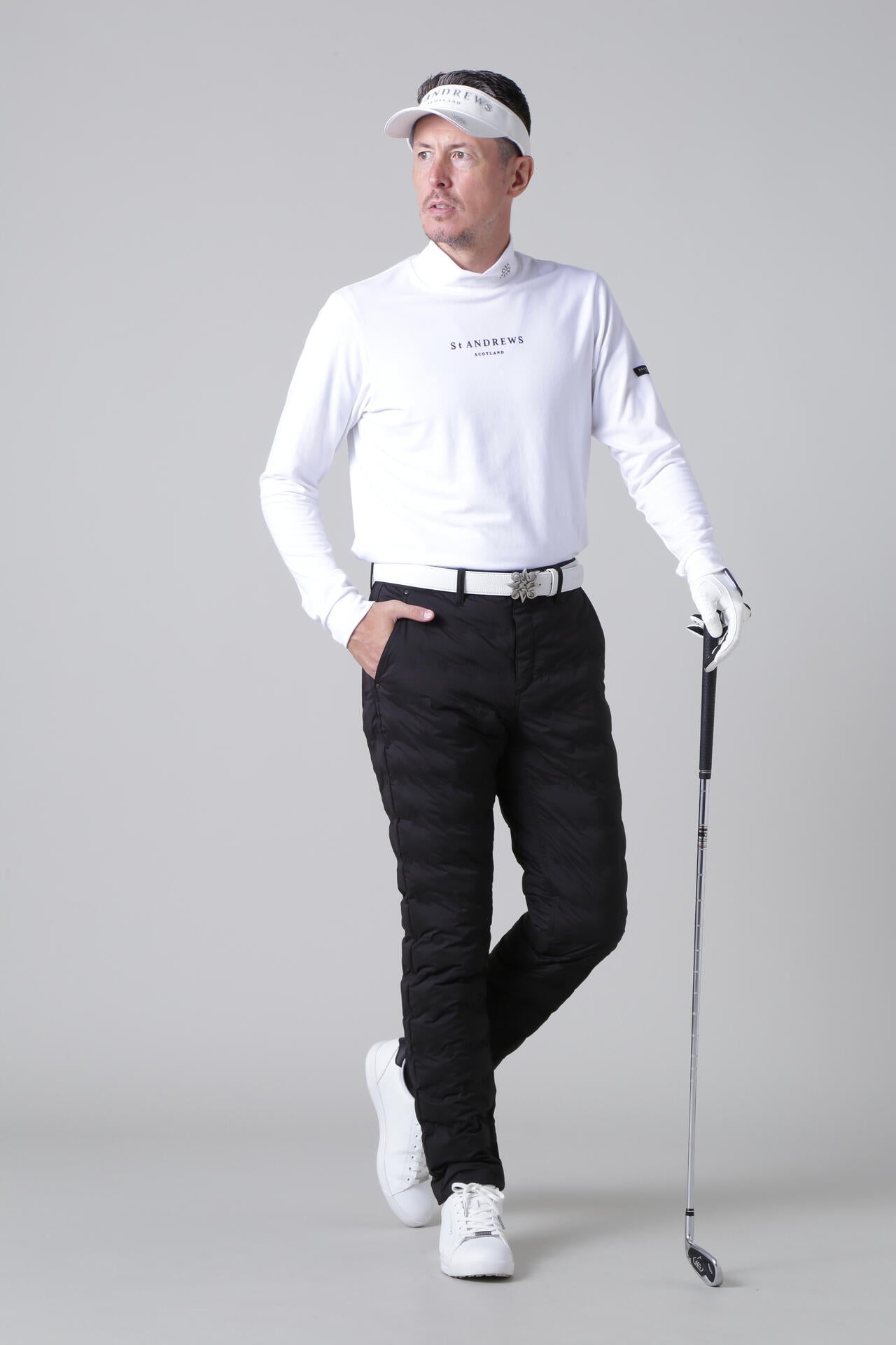 ソリストヒート ベア天竺長袖ハイネックカットソー (MENS)