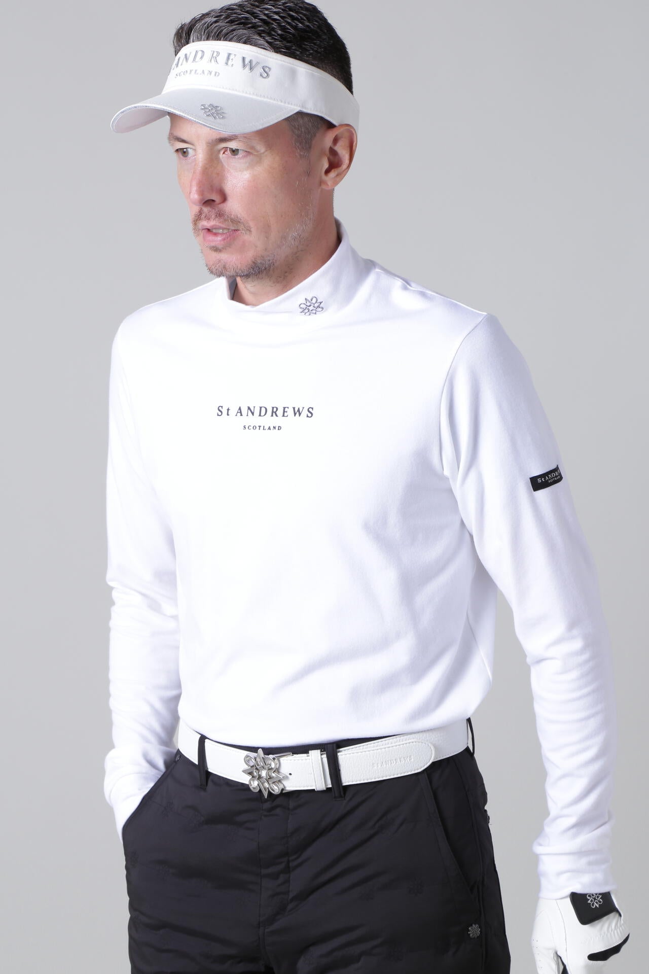 ソリストヒート ベア天竺長袖ハイネックカットソー (MENS)