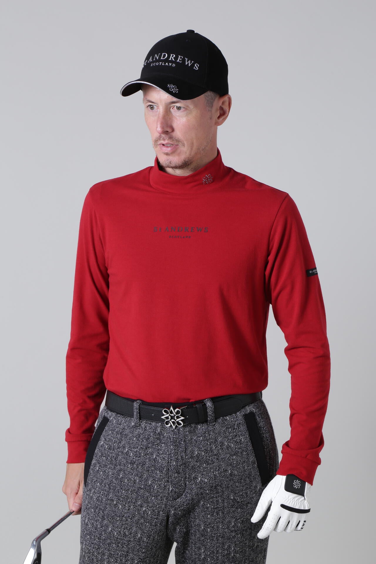 ソリストヒート ベア天竺長袖ハイネックカットソー (MENS)
