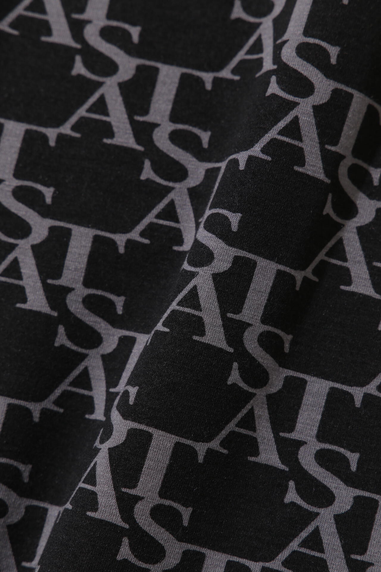 STAモノグラムプリント長袖ハイネックカットソー (MENS)