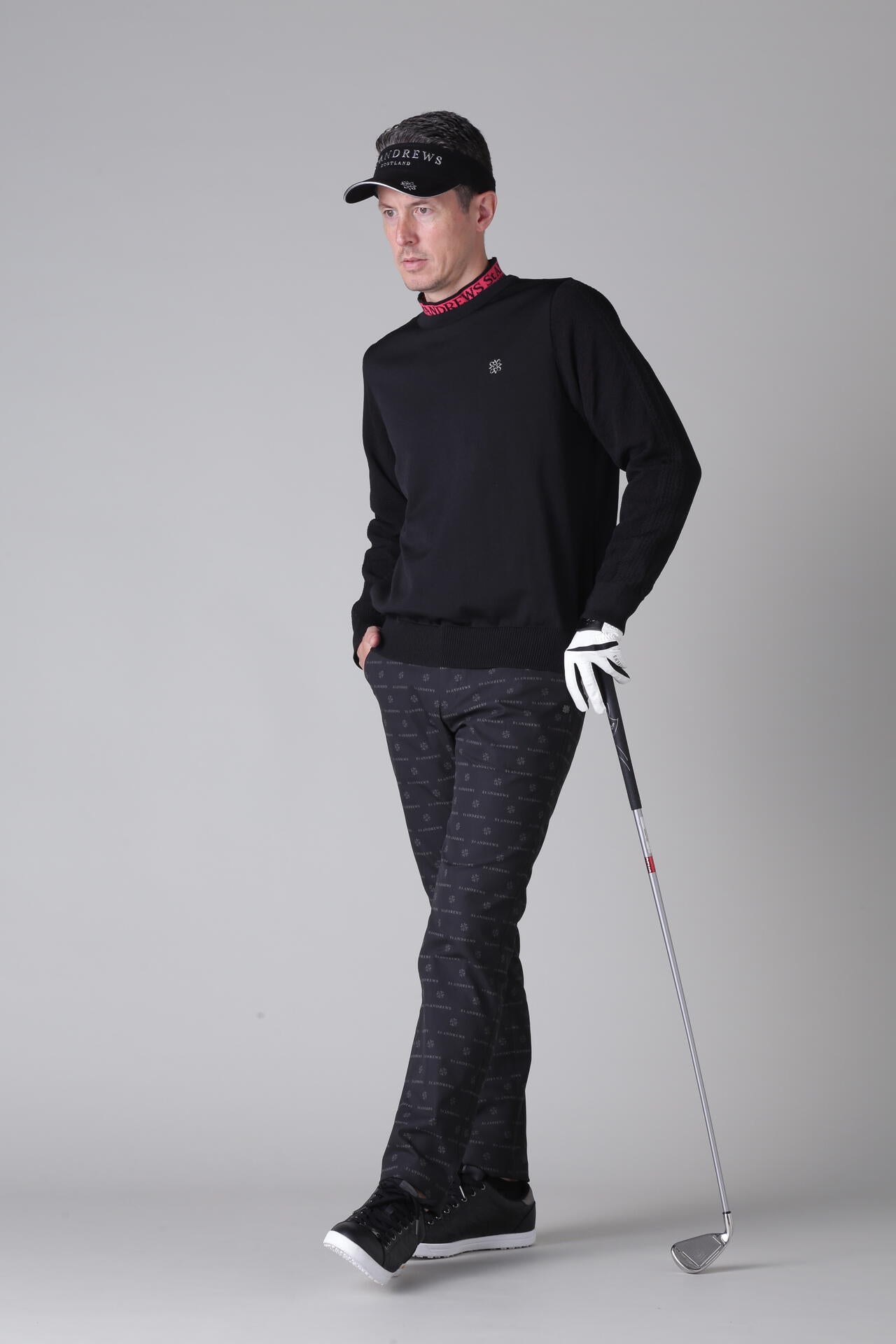 14G天竺×ケーブル クルーネックニットプルオーバー (MENS)