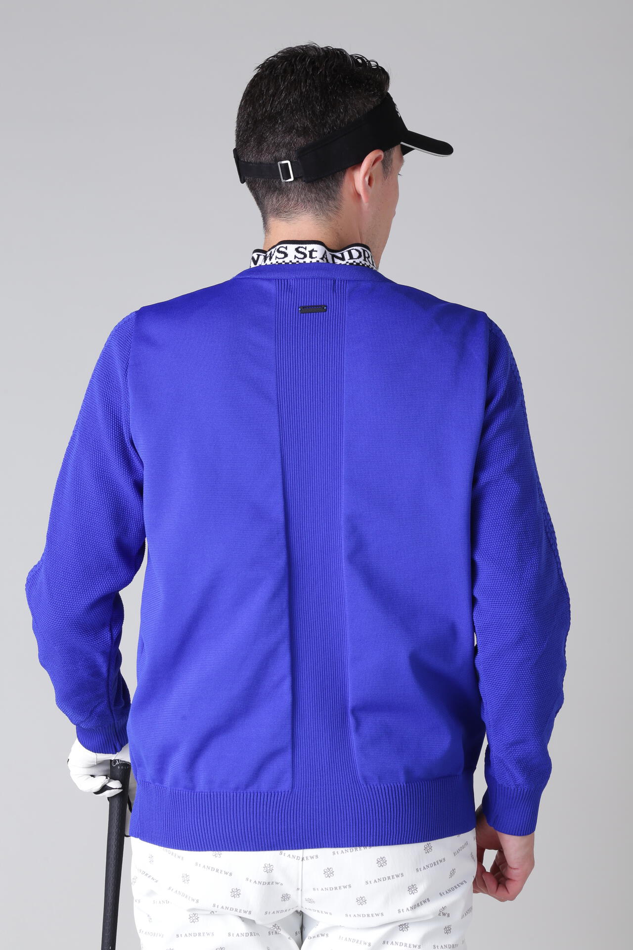 14G天竺×ケーブル クルーネックニットプルオーバー (MENS)