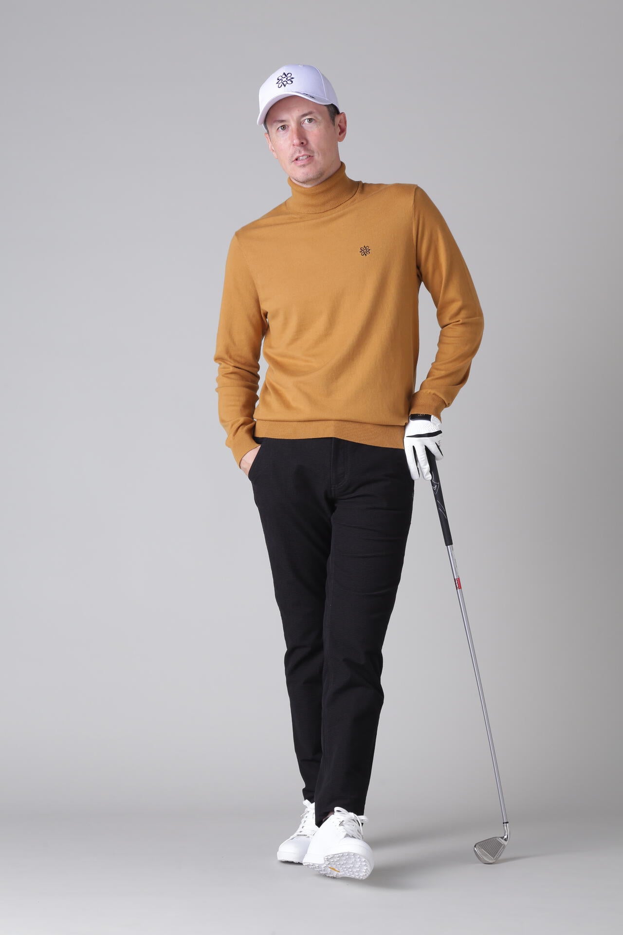 12G天竺タートルネックニットプルオーバー (MENS)
