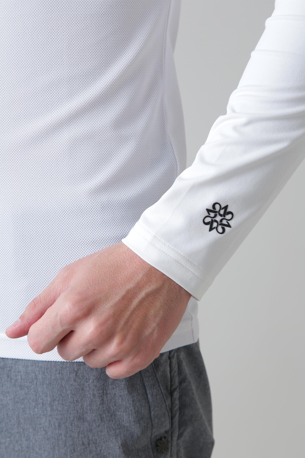 ツインコットUV×SUNPROFITメッシュ長袖ハイネックインナー (MENS)